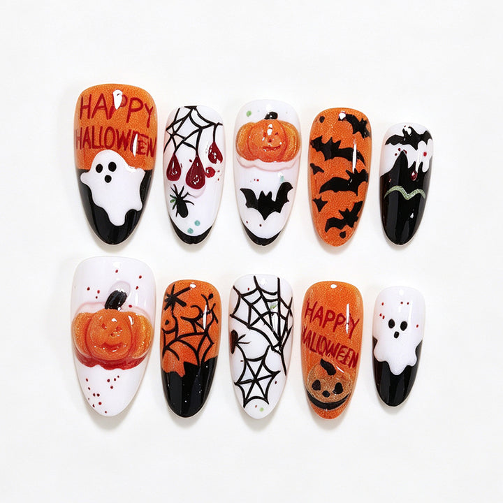 Halloween Theme Nail Art Bowlift