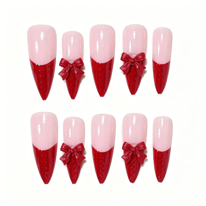 Artistic Stiletto Press-On Nail Tips Bowlift