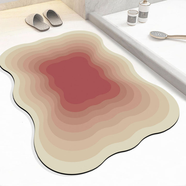 Stylish Gradient Bath Mat Bowlift