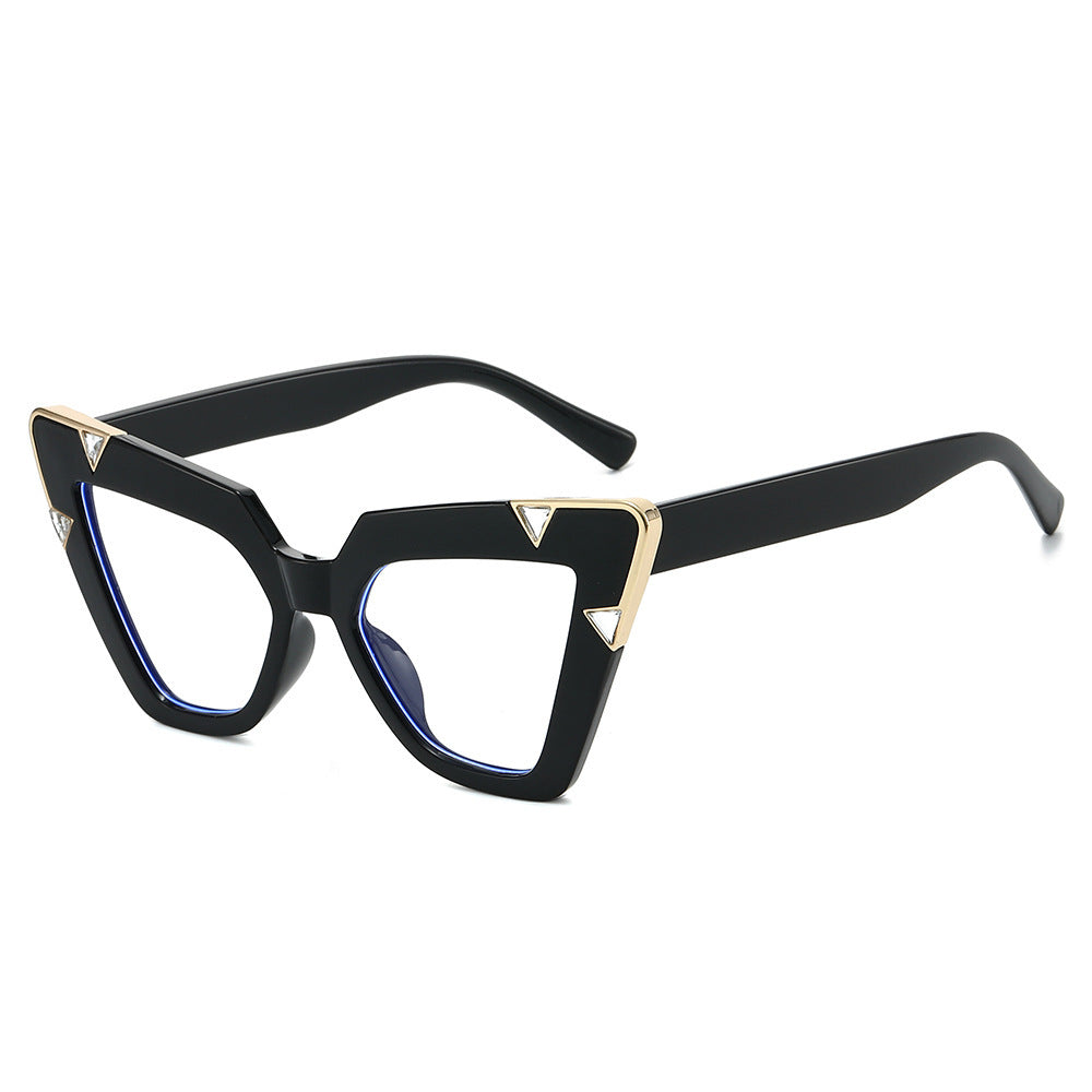 Statement Cat-Eye Sunglasses with Decorative Accents Bowlift