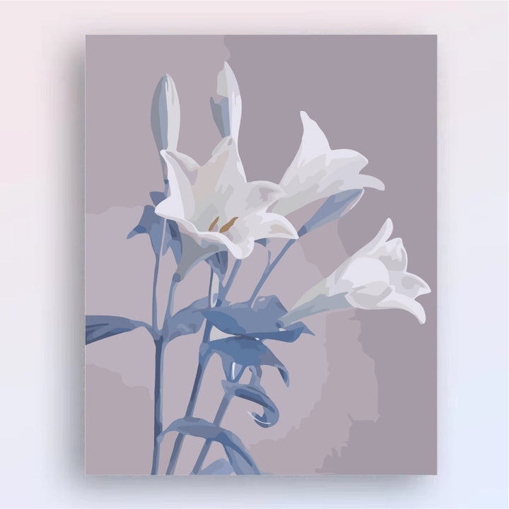Floral Canvas Art Print Bowlift