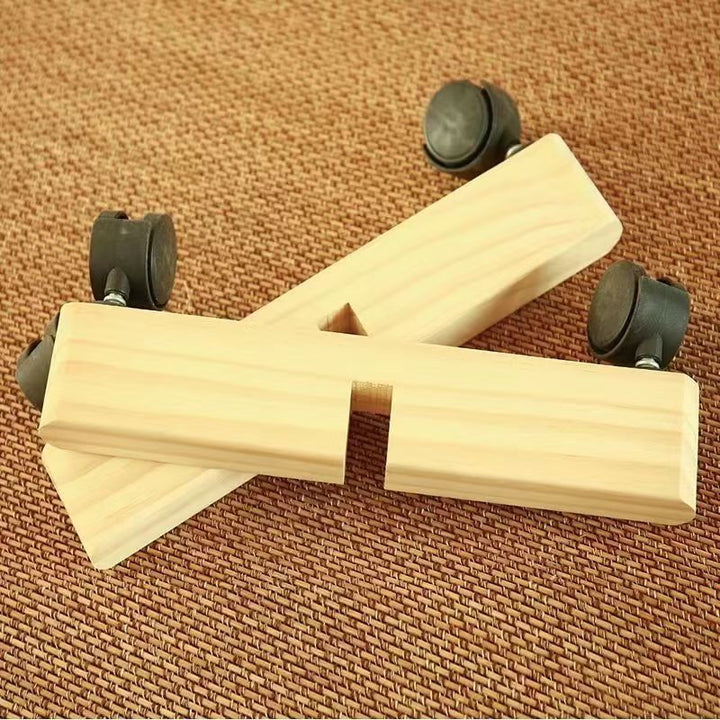 Wood shoe supports Bowlift