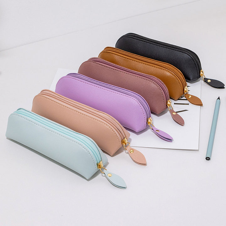 Elegant Leather Pencil Case Bowlift