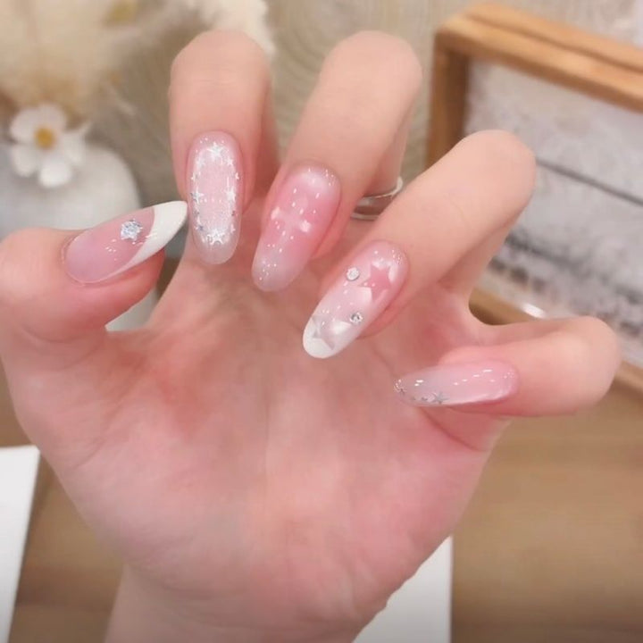 Decorative Press-On Nail Design Set Bowlift
