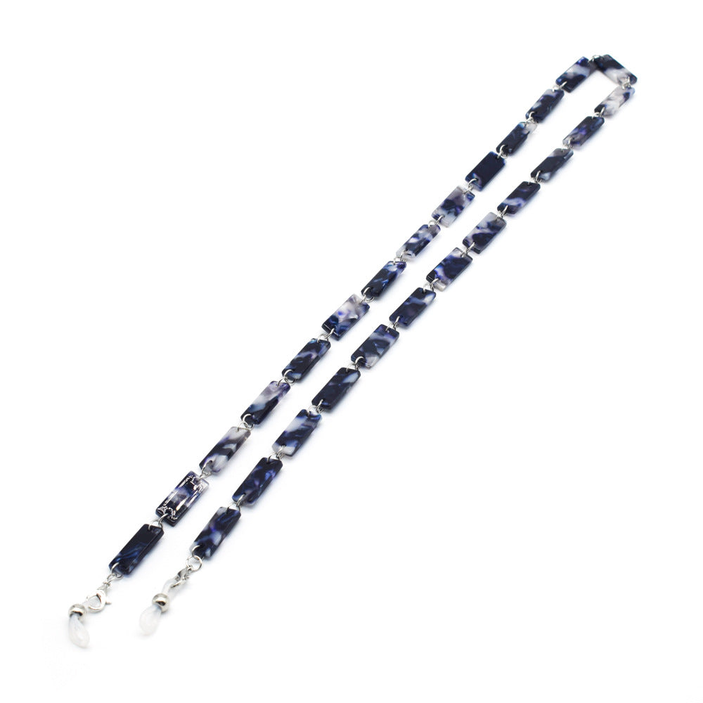 Stylish Tortoiseshell Pattern Eyewear Chain Bowlift