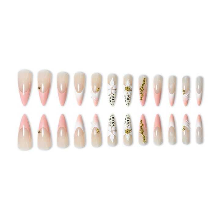 Exotic Floral and Animal Print Press-On Nail Extensions Bowlift