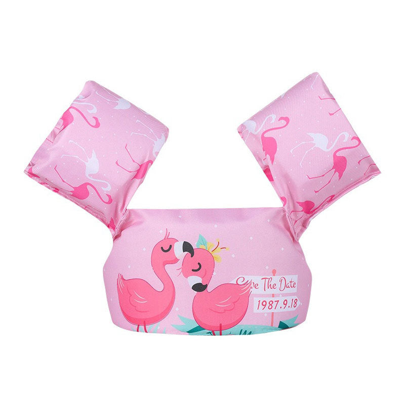 Women's Inflatable Swimming Aid with Colorful Flamingo Design Bowlift