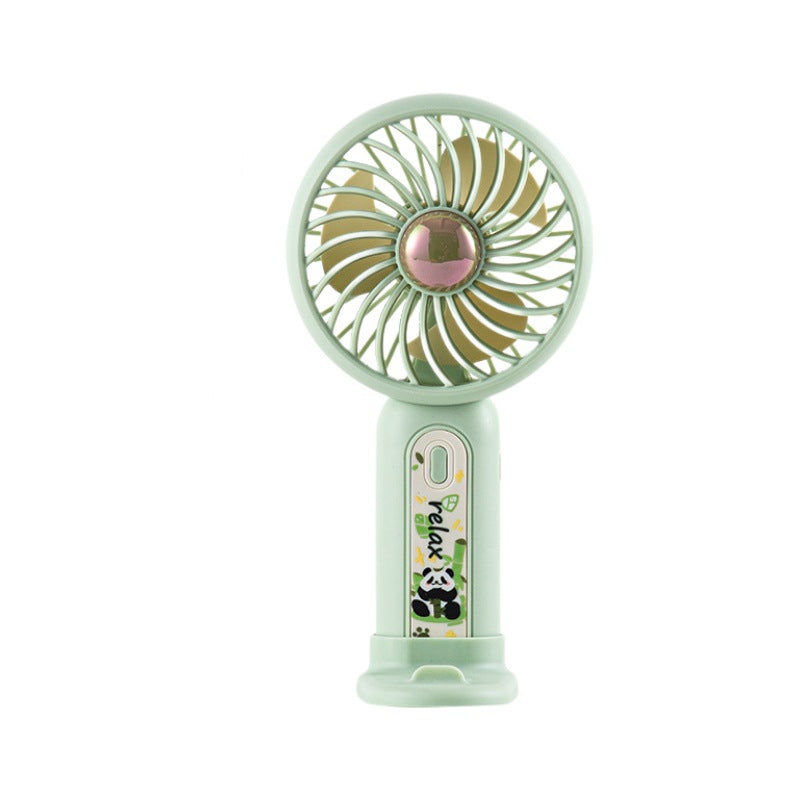 Women's Portable Mini Fan with Cute Panda Design Bowlift