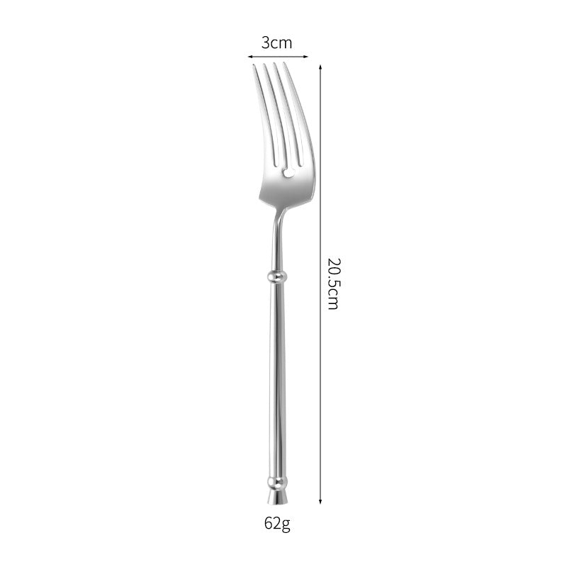 Elegant soup fork with ergonomic handle Bowlift