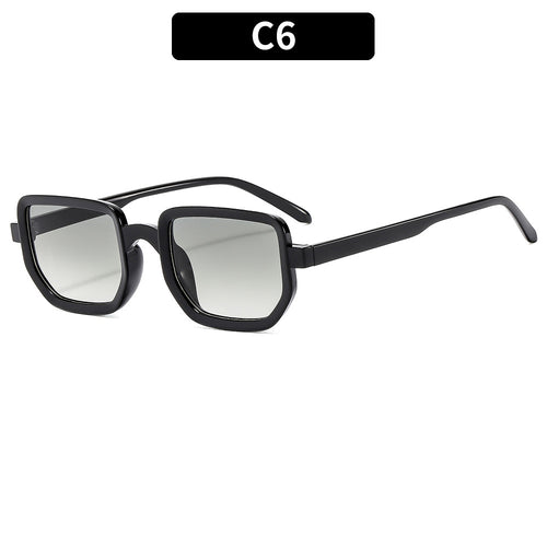 Vintage Design Retro Square Frame Sunglasses