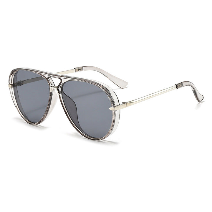 Women Pilot Sunglasses with Modern Metal Frame and UV Protection Bowlift