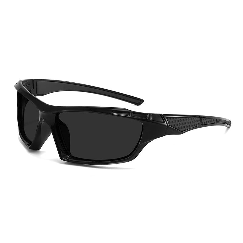 Unisex nan sporty wraparound sunglasses with polarized, shatterproof polycarbonate lenses and non-slip nose pads Bowlift