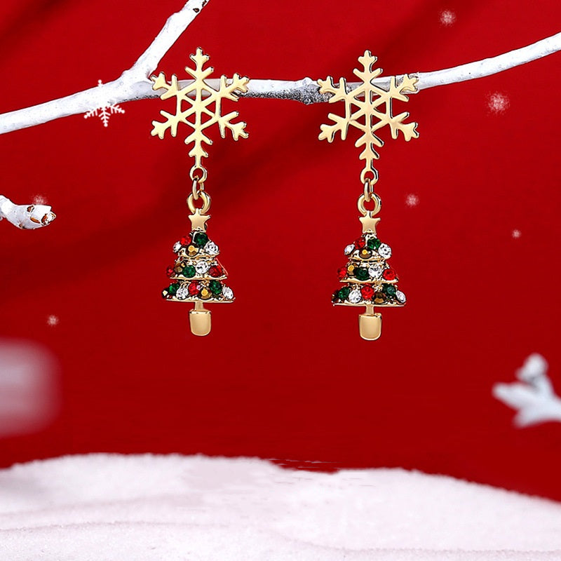 BowLift | Christmas Asymmetric Earrings
