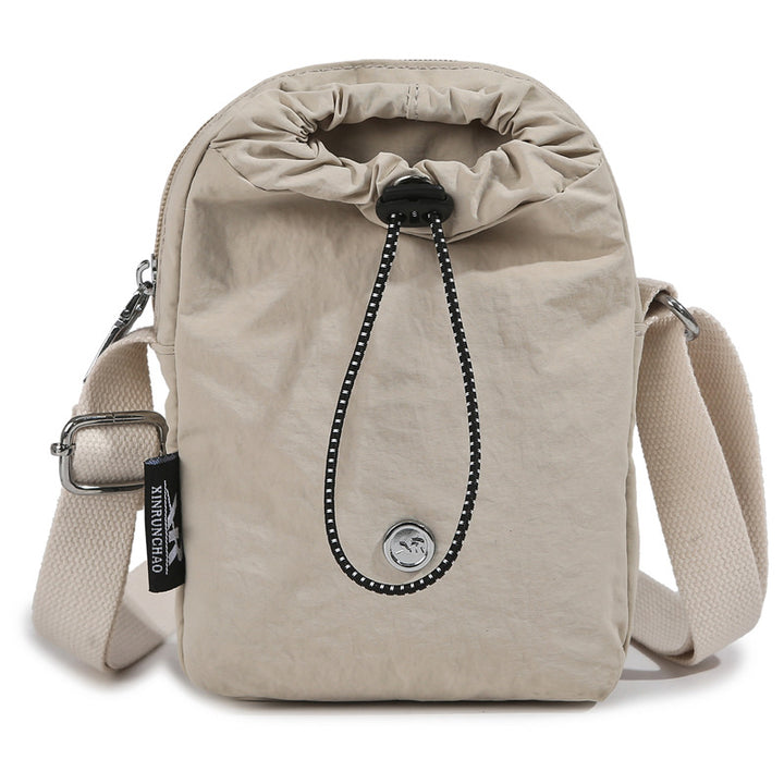 Compact Drawstring School Backpack Bowlift