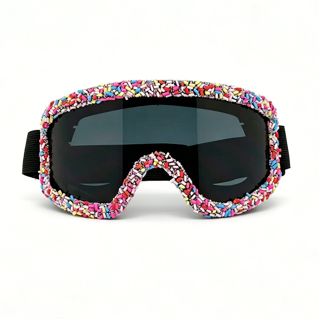 Women's ski goggles in creative design with colorful accents Bowlift