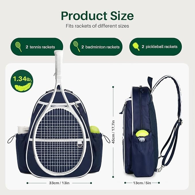 Tennis Racket Backpack Bowlift