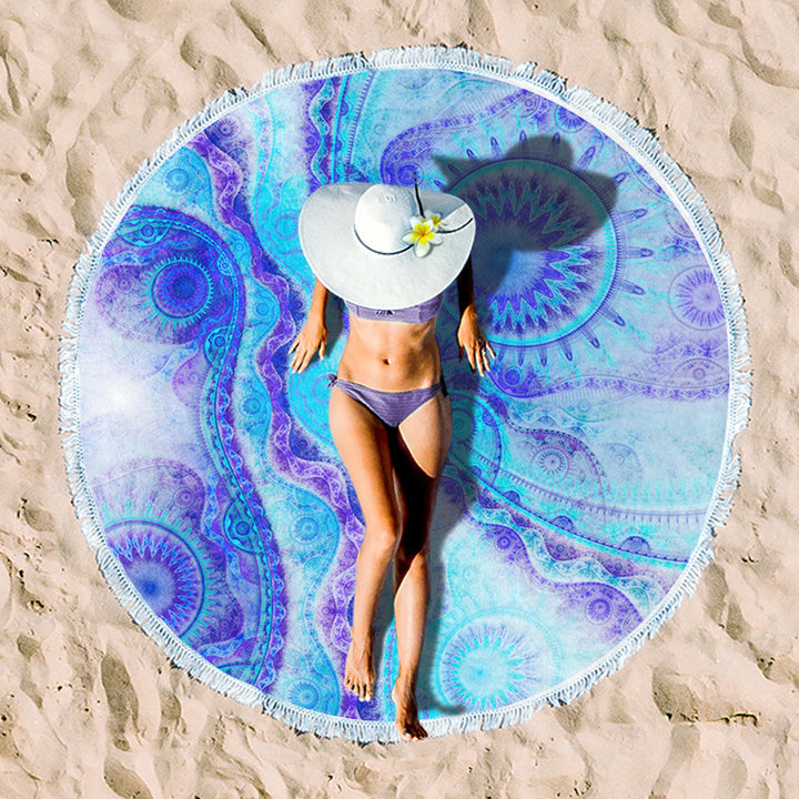 Rundstrand towel with unique sunset design Bowlift