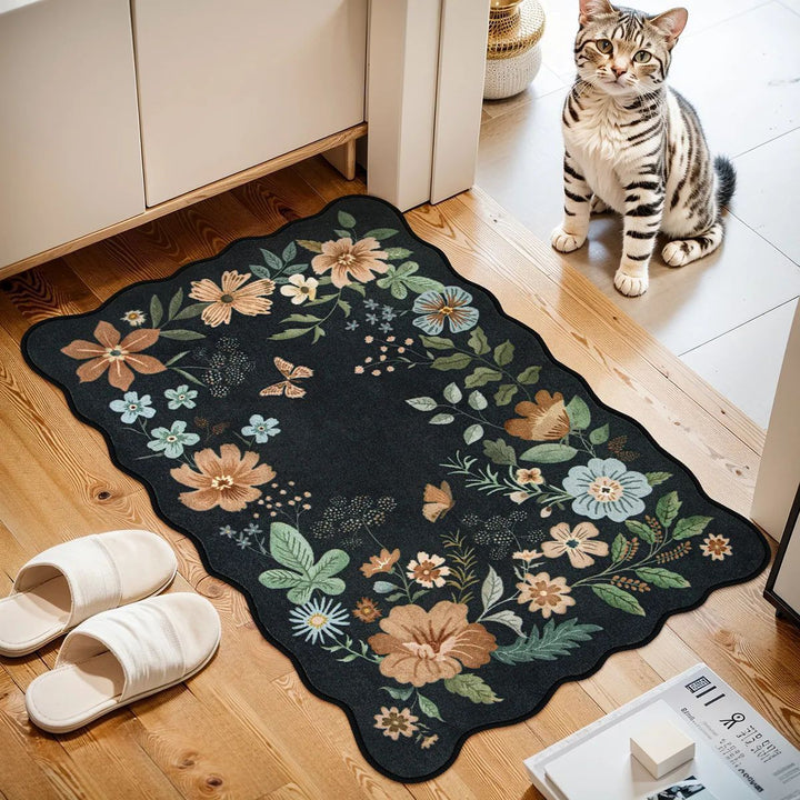 Floral Design Decorative Area Rug