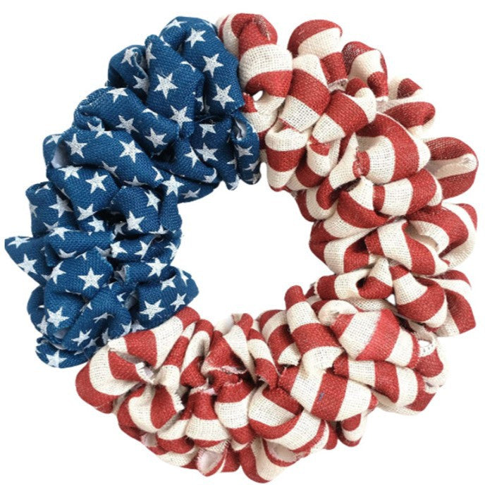Unisex nan handcrafted felt eagle wreath with layered feather texture and hanging loop Bowlift