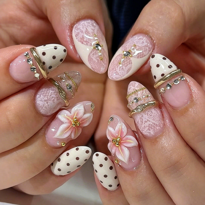 Premium Decorative Press-On Nail Collection Bowlift