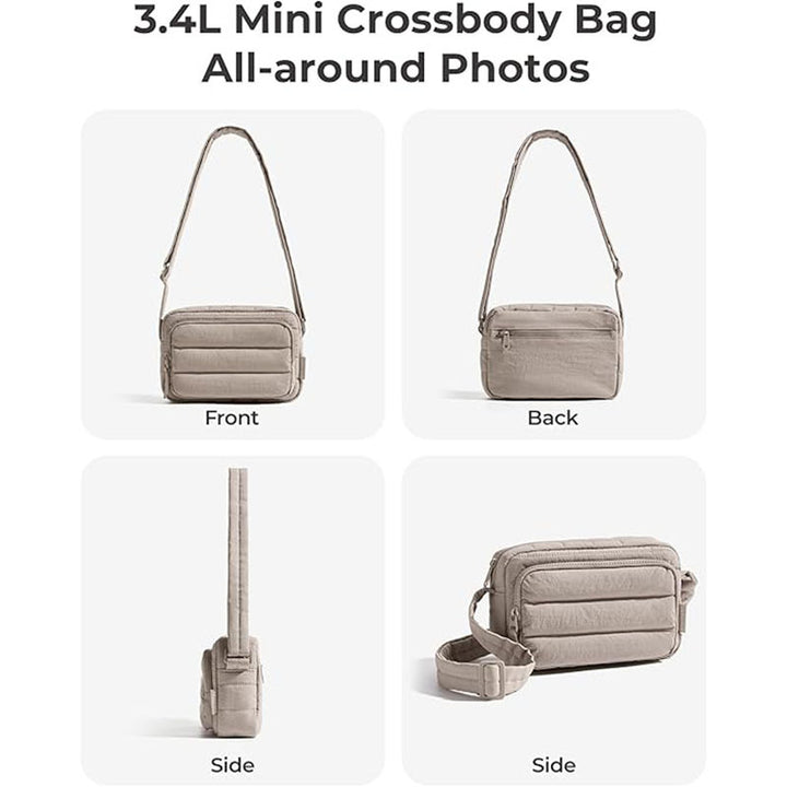Fashionable crossbody bag with multiple compartments Bowlift