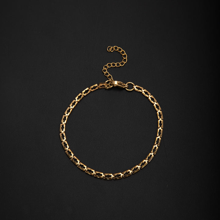 Adjustable Contemporary Link Bracelet Bowlift