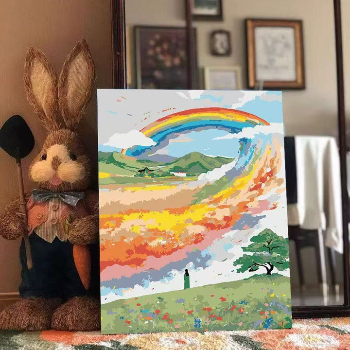 Artistic Heart-Themed Canvas Artwork Bowlift