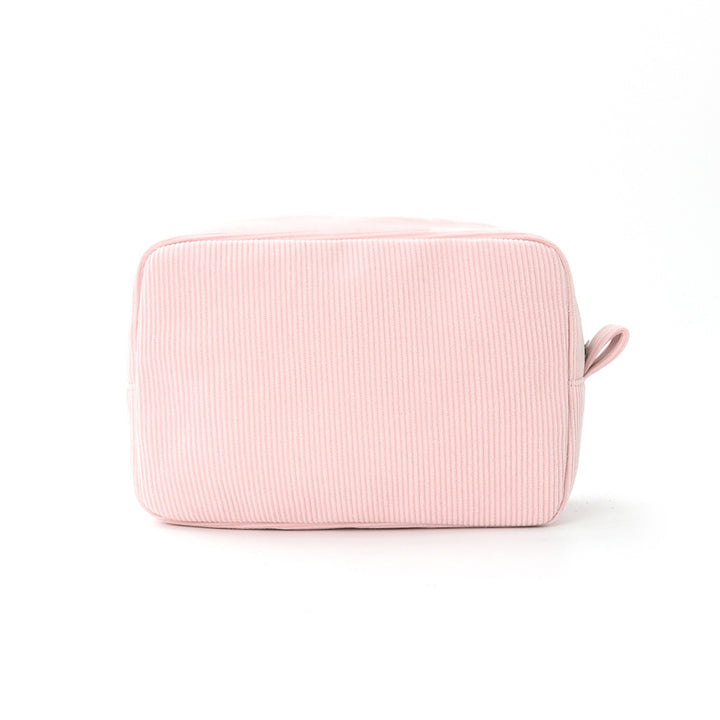 Cosmetic Organizer Bag Made of Textured Material Bowlift