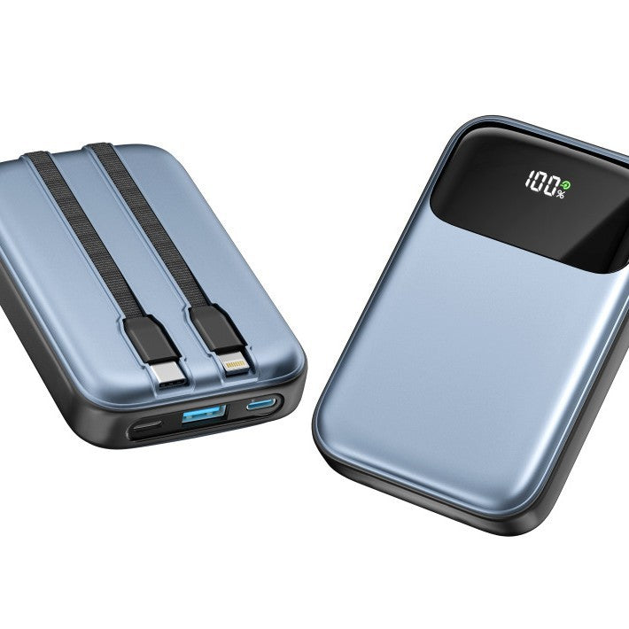 Compact power bank with intelligent LED display Bowlift