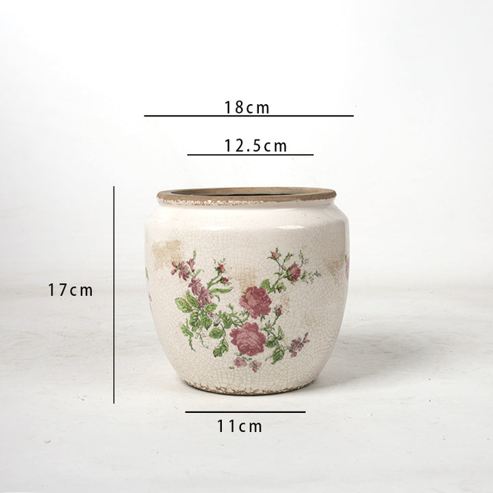 Floral Ceramic Plant Bowl Bowlift