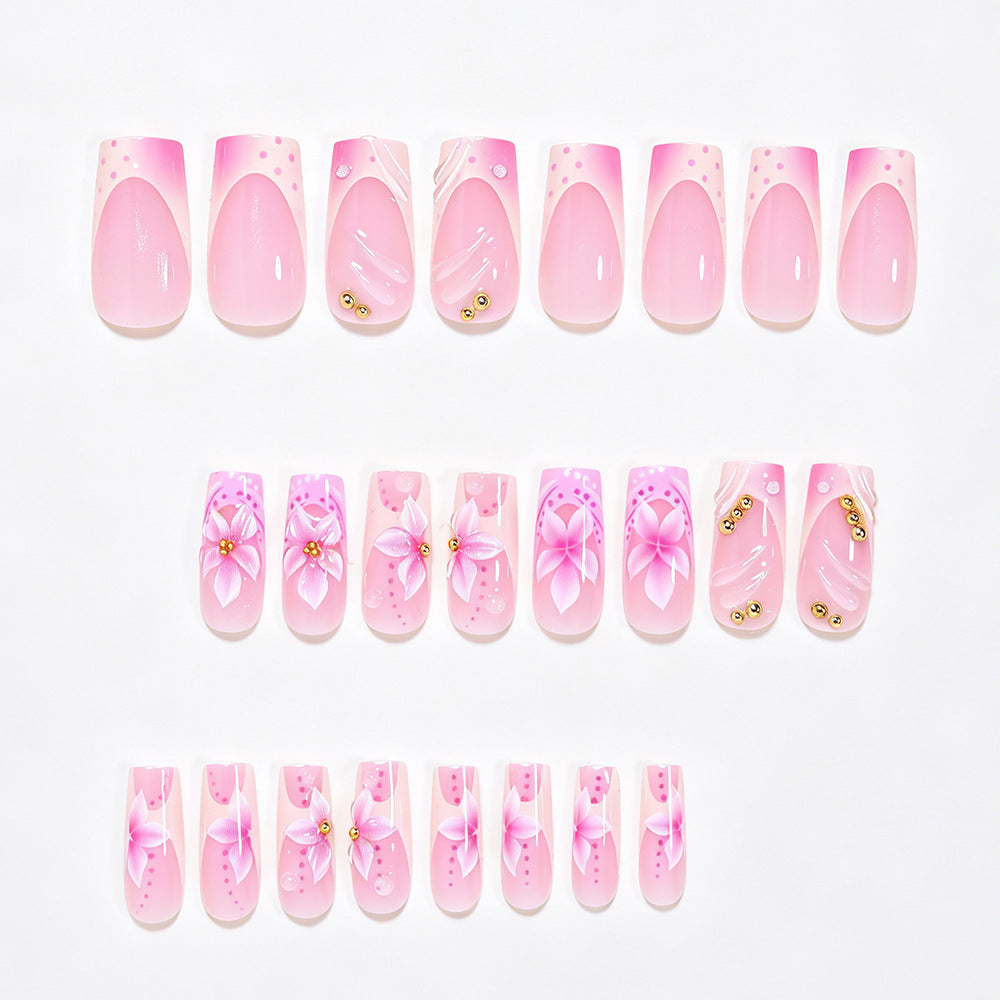 Artistic Floral Nail Art Design Set Bowlift