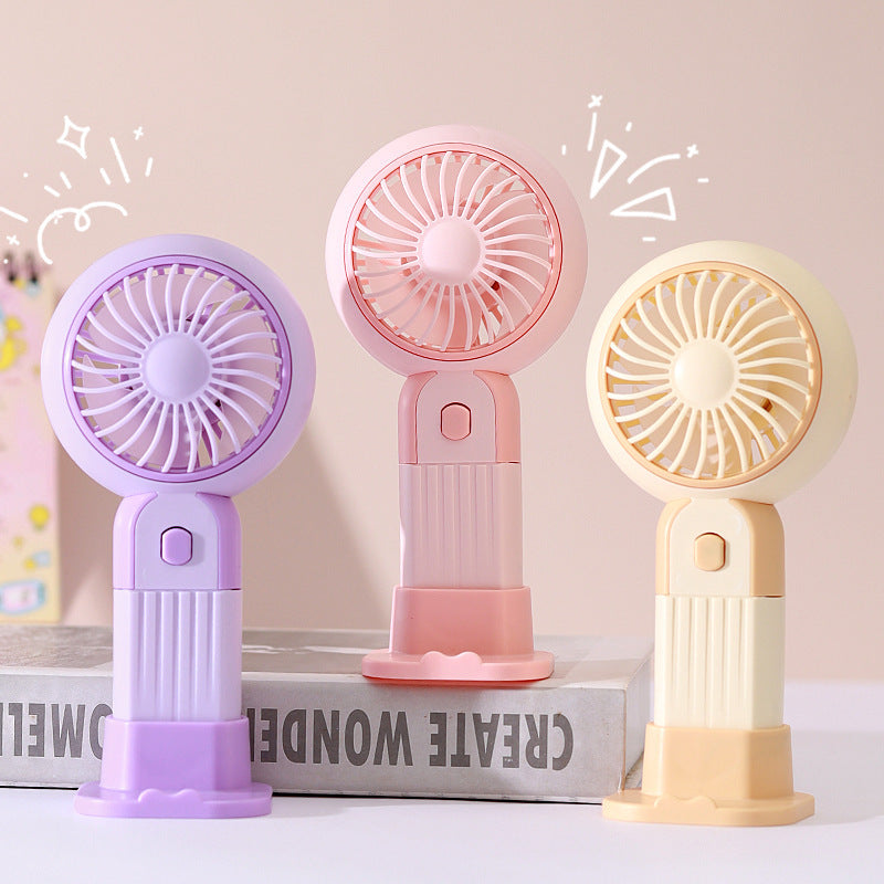Women Portable Hand Fan with Flexible Speed Control Bowlift