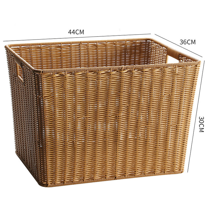 Large Handwoven Storage Bin Bowlift