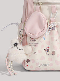 Playful Cartoon-Inspired School Backpack Bowlift