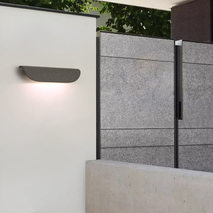BowLift | Modern Waterproof Curved Outdoor Wall Lamp