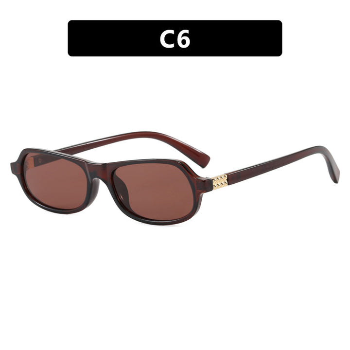 Ladies stylish fashionable sunglasses with golden accents Bowlift