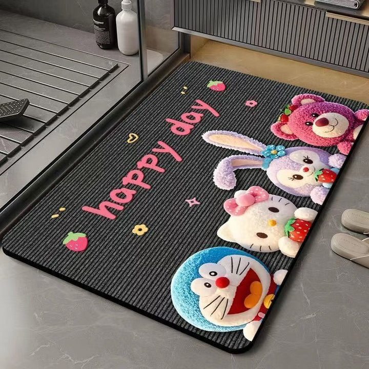 Cartoon-Themed Indoor Mat