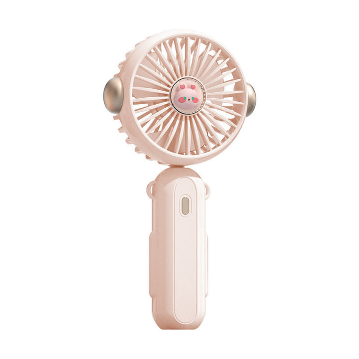 Ladies Portable Hand Fan with Cute Design Bowlift