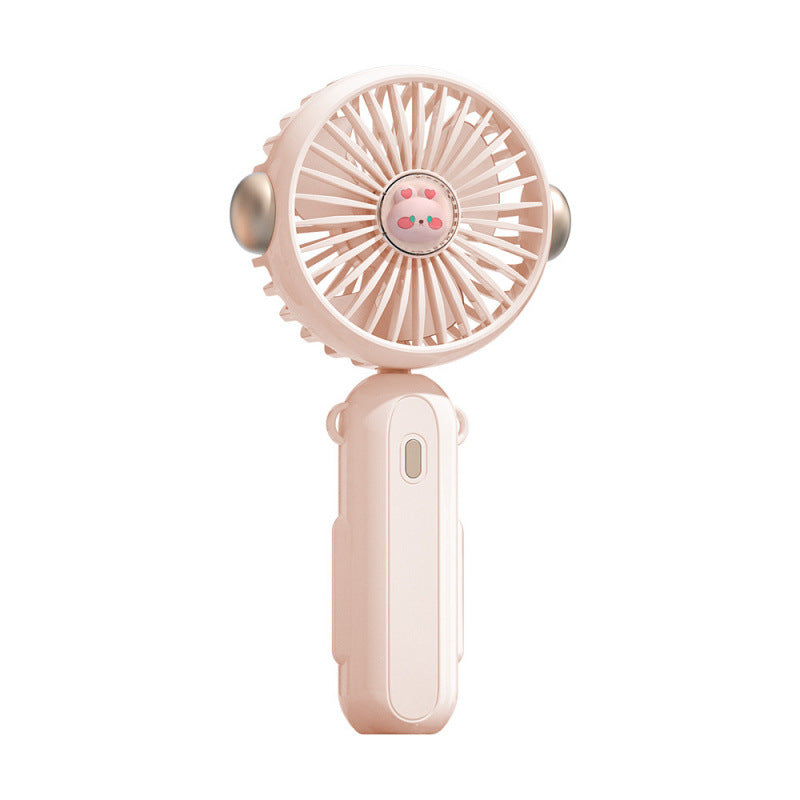Cute Cartoon Design Handheld Fan Bowlift