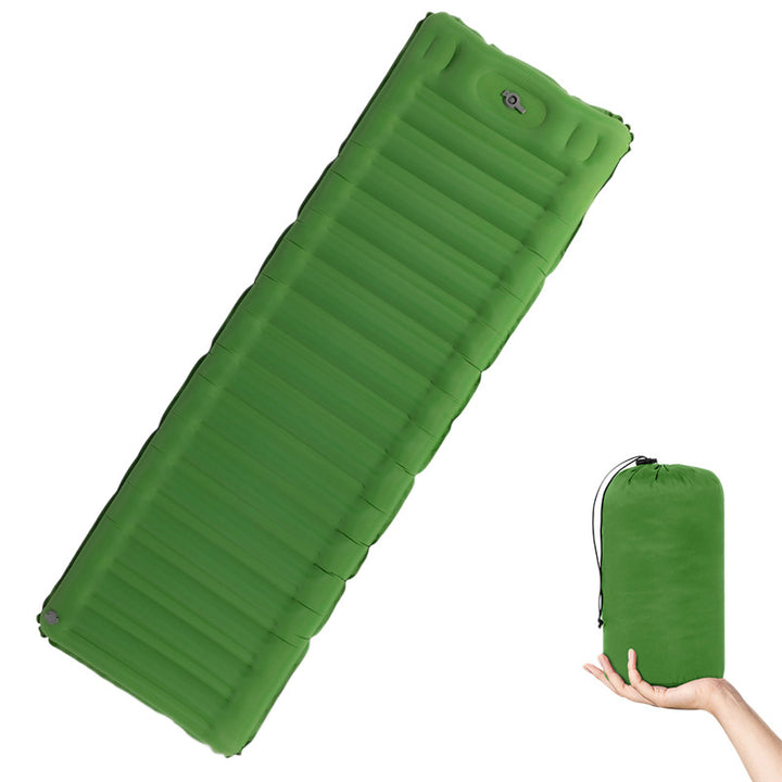 Airy and Comfortable Inflatable Sleeping Mat with Headrest Bowlift