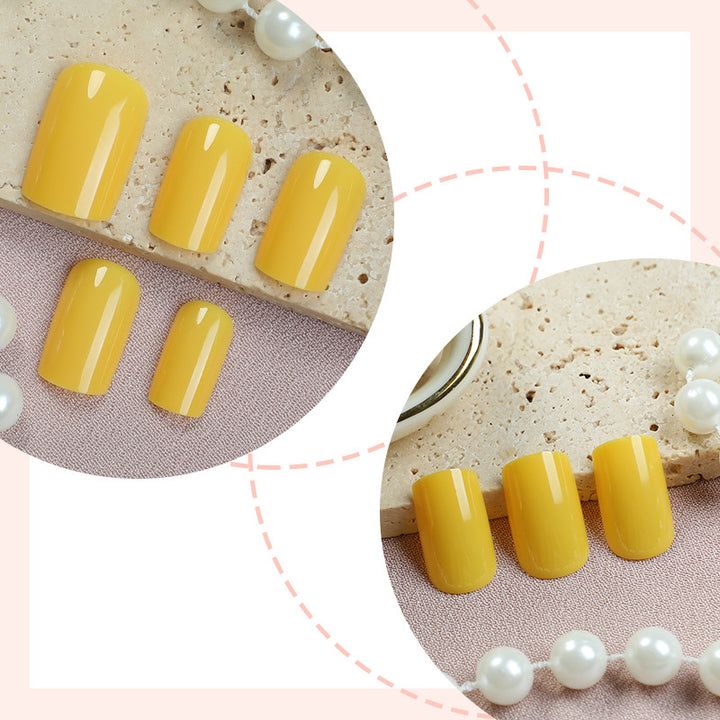 Elegant Glossy Press-On Nails Bowlift