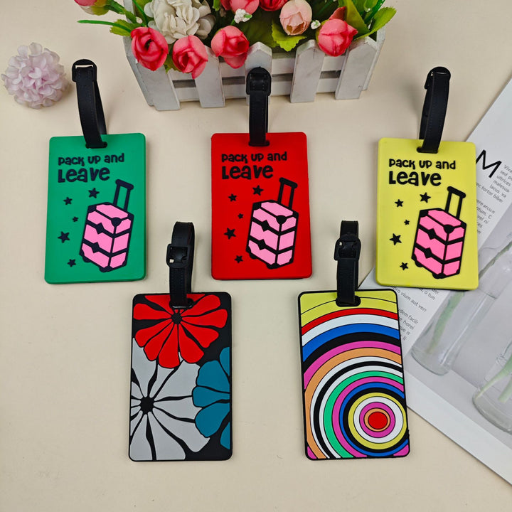 Unisex Vibrant Travel Luggage Identifier Bowlift