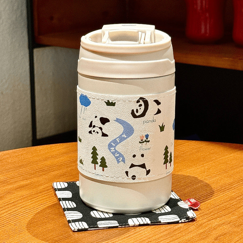 Women's Insulated Coffee Mug with Elegant Design and Safe Lid System Bowlift