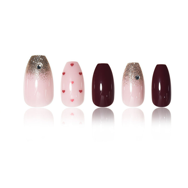 Heart-Themed Nail Art Extensions Bowlift