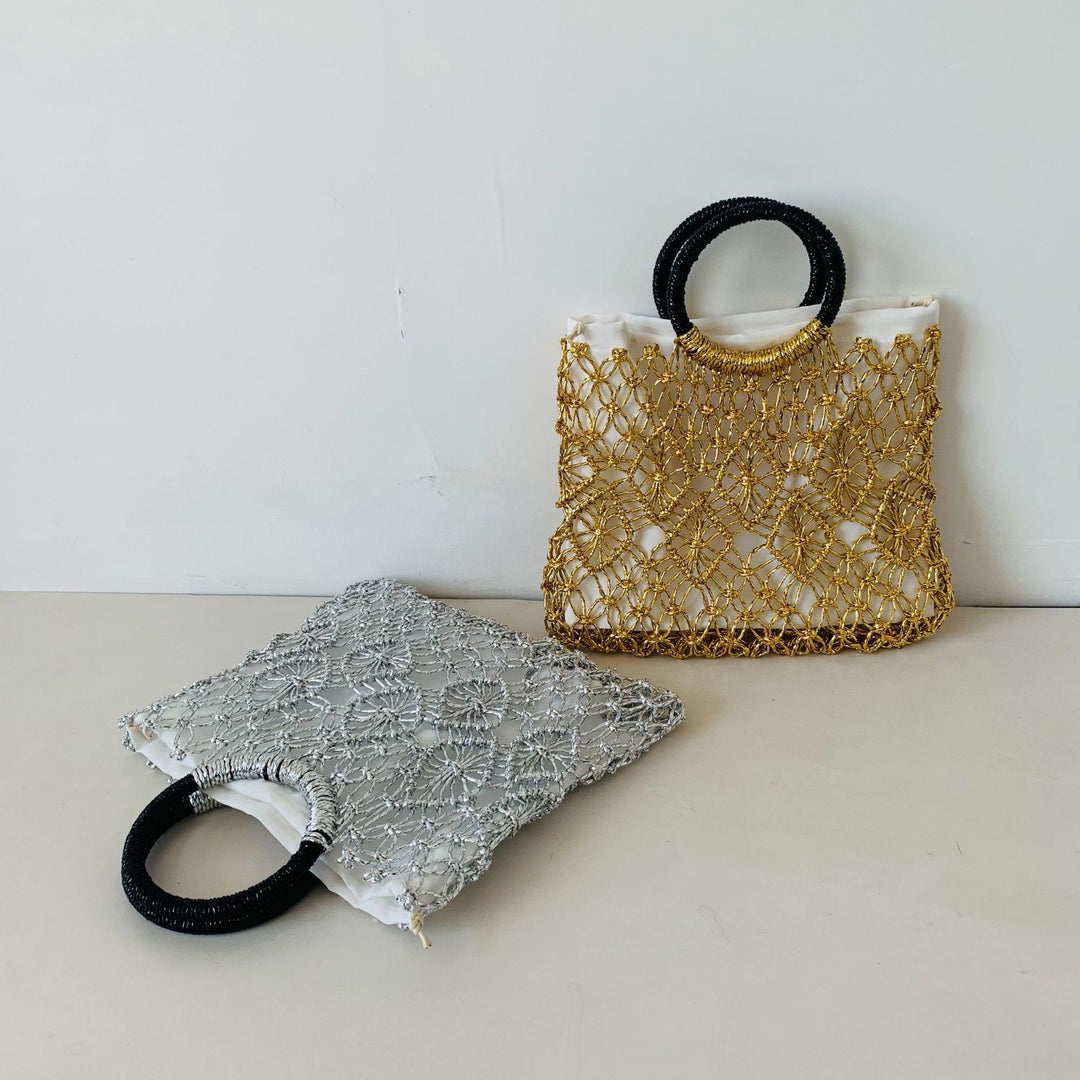 Stylish net handbag Bowlift