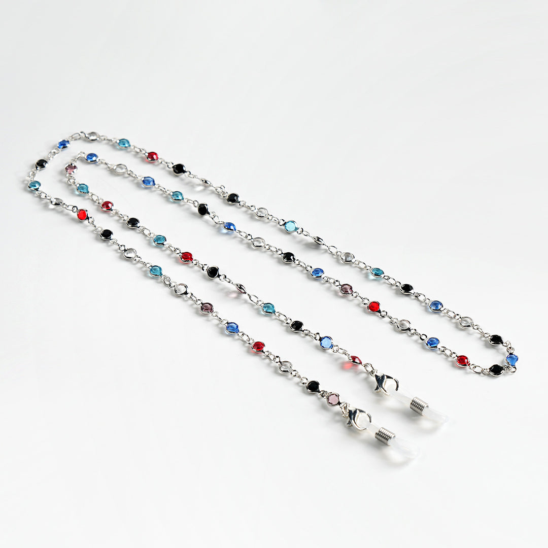 Stylish Gemstone Eyewear Chain Bowlift