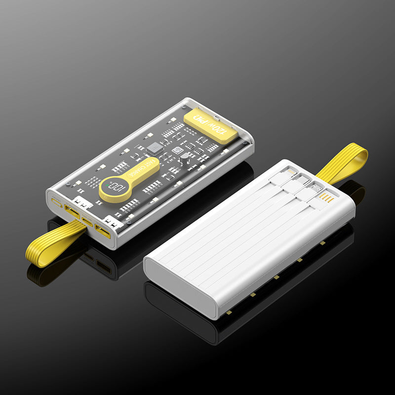 Portable power bank with powerful fast charging technology and intelligent battery level display Bowlift