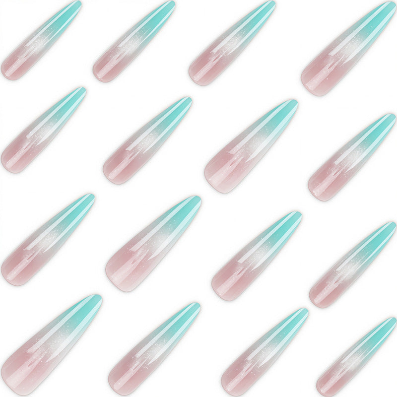 Gradient Press-On Nails Bowlift