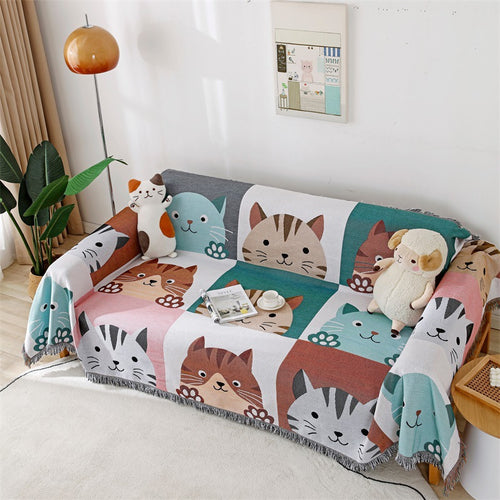 Cat Themed Sofa Cover