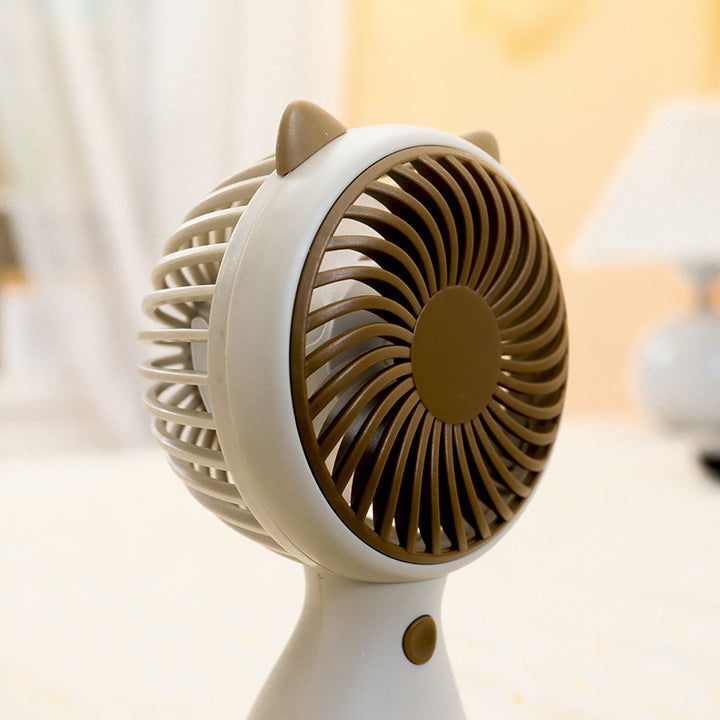 Women's Portable Hand Fan with Rotatable Blades Bowlift